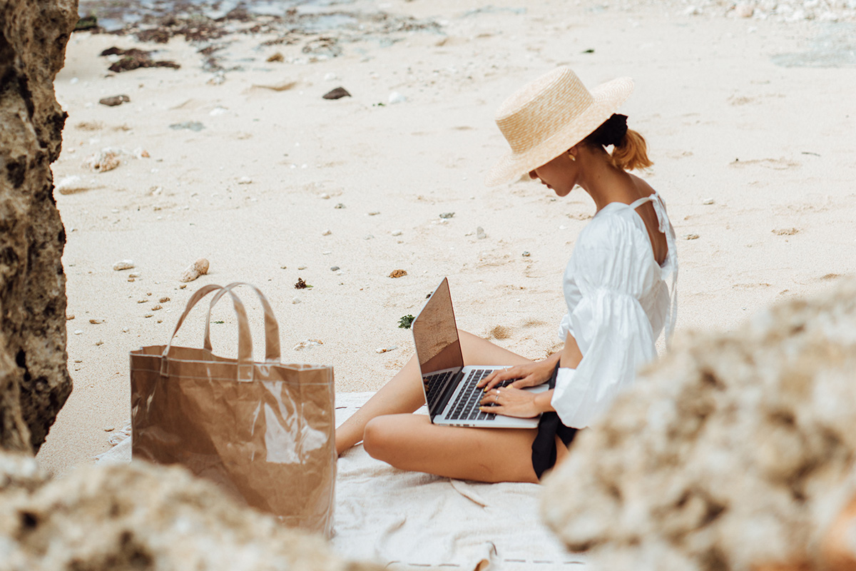 girl at the beach